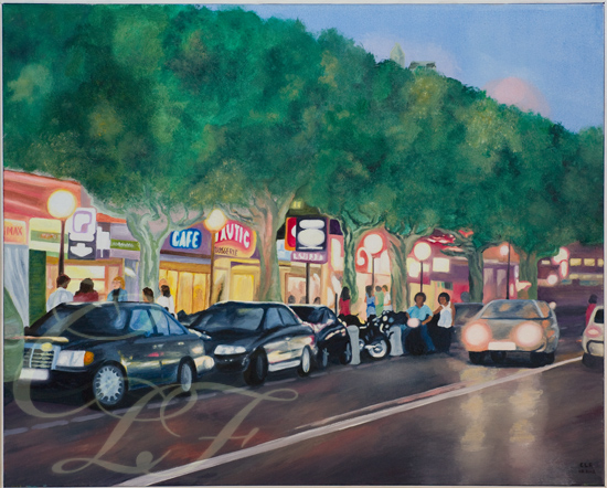 Soir d'été à Sainte-Maxime