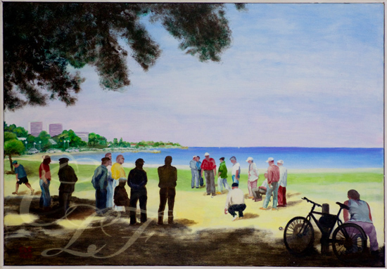 Pétanque à Martigues