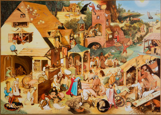 LES PROVERBES FLAMANDS - Brueguel